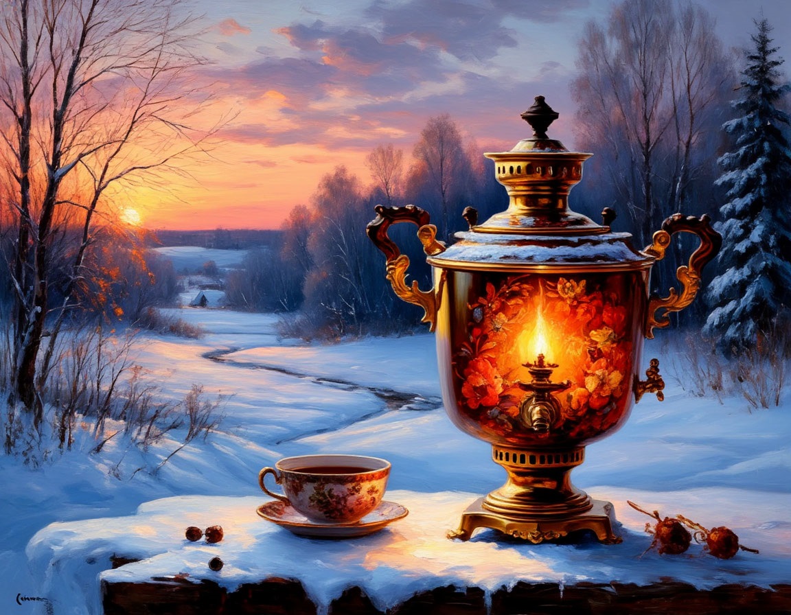 Фольклорные посиделки «Зимние вечера: встречи у самовара»