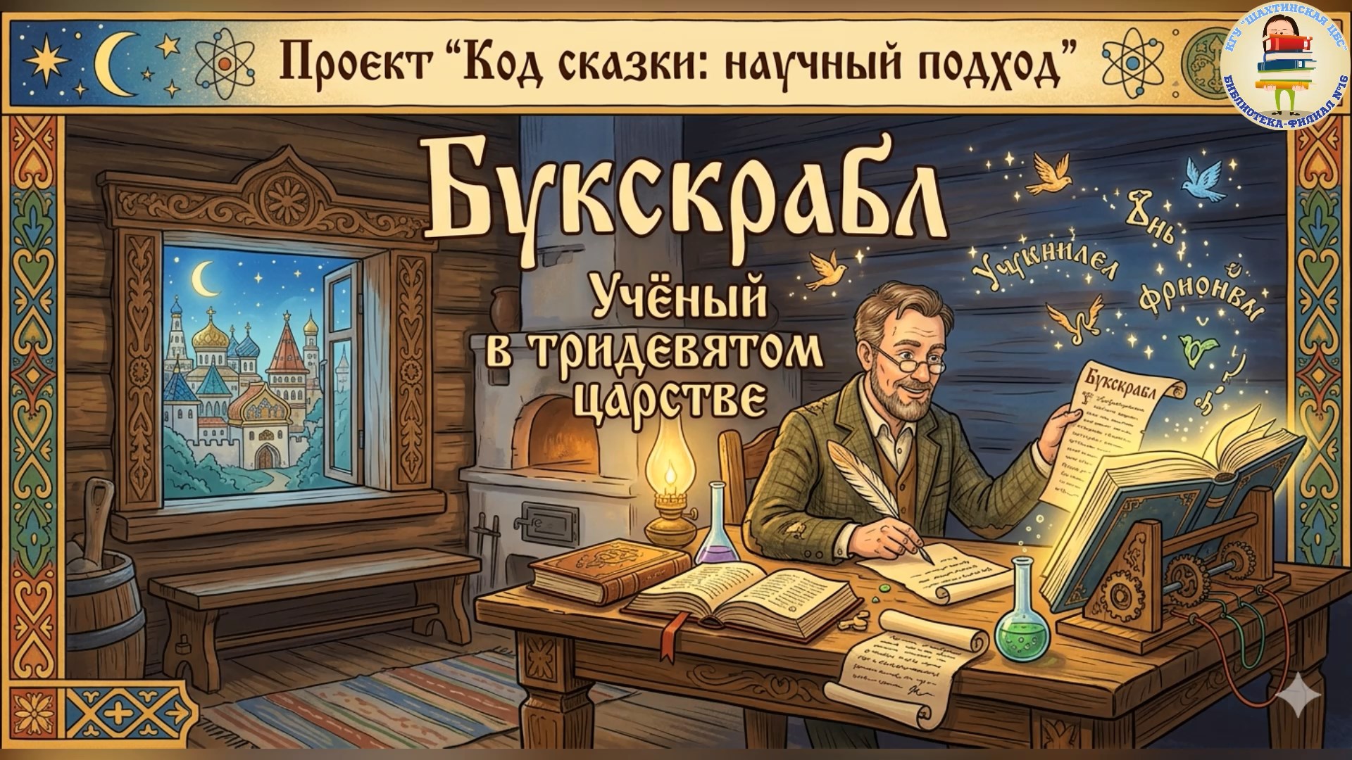 «Ғалым алыс патшалықта» букскрабл